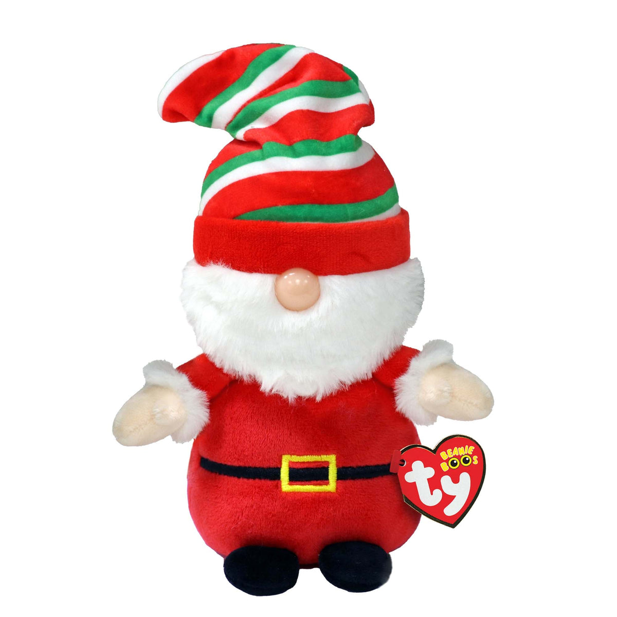 TY INC Christmas TY Beanie Boos Plush, Gnewman, 6 Inches, 1 Count