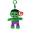 TY INC Plushes Marvel TY Beanie Boos Plush with Clip, Hulk, 5 Inches, 1 Count