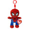 TY INC Plushes Marvel TY Beanie Boos Plush with Clip, Spider-Man, 1 Count