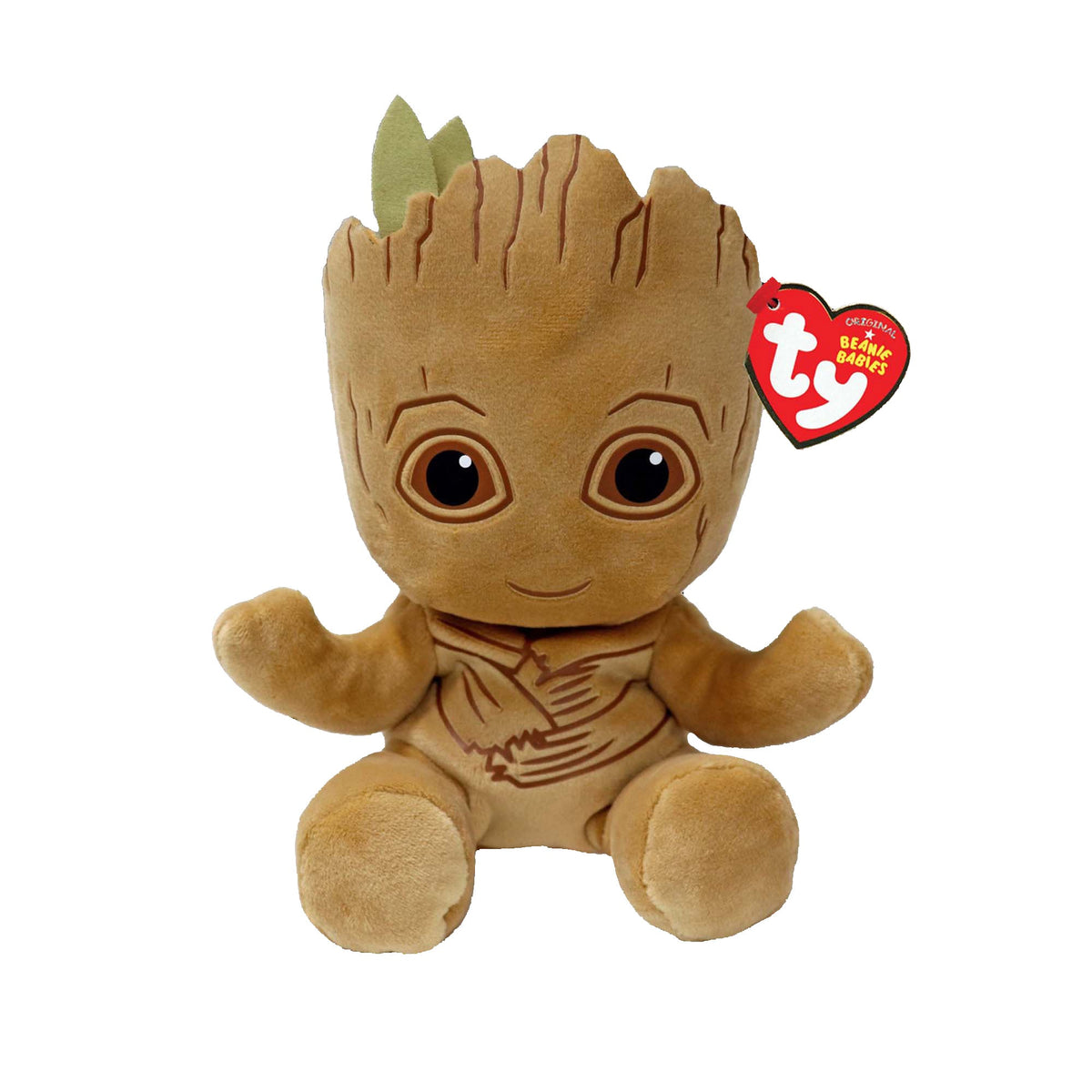 TY INC Plushes TY Marvel Soft Plush, Groot, 1 Count