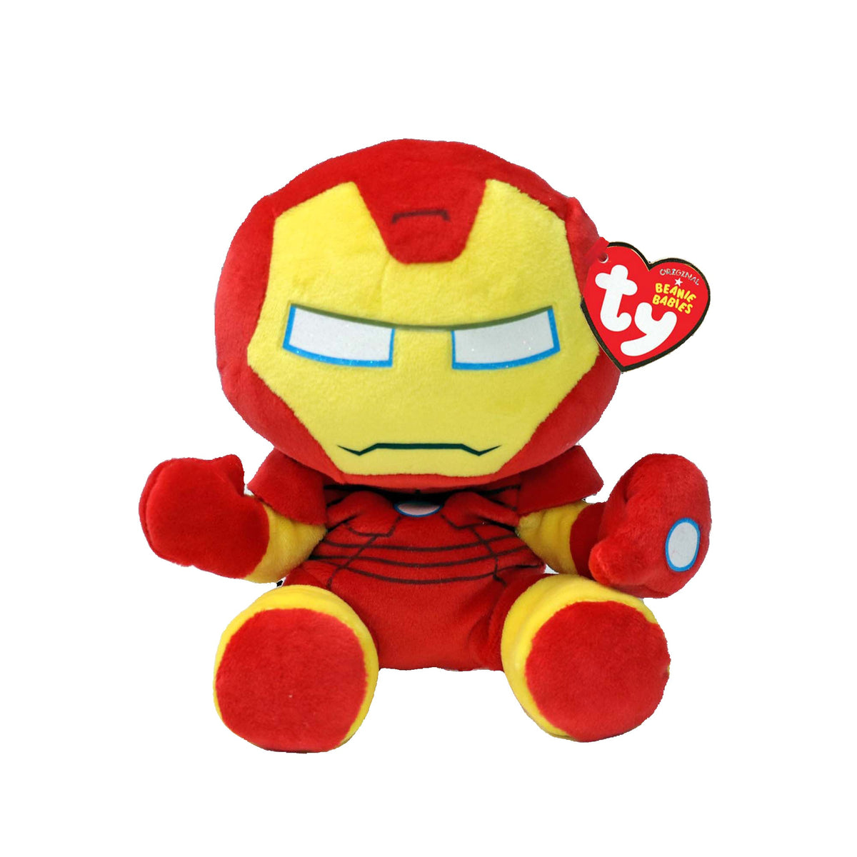 TY INC Plushes TY Marvel Soft Plush, Iron Man, 1 Count