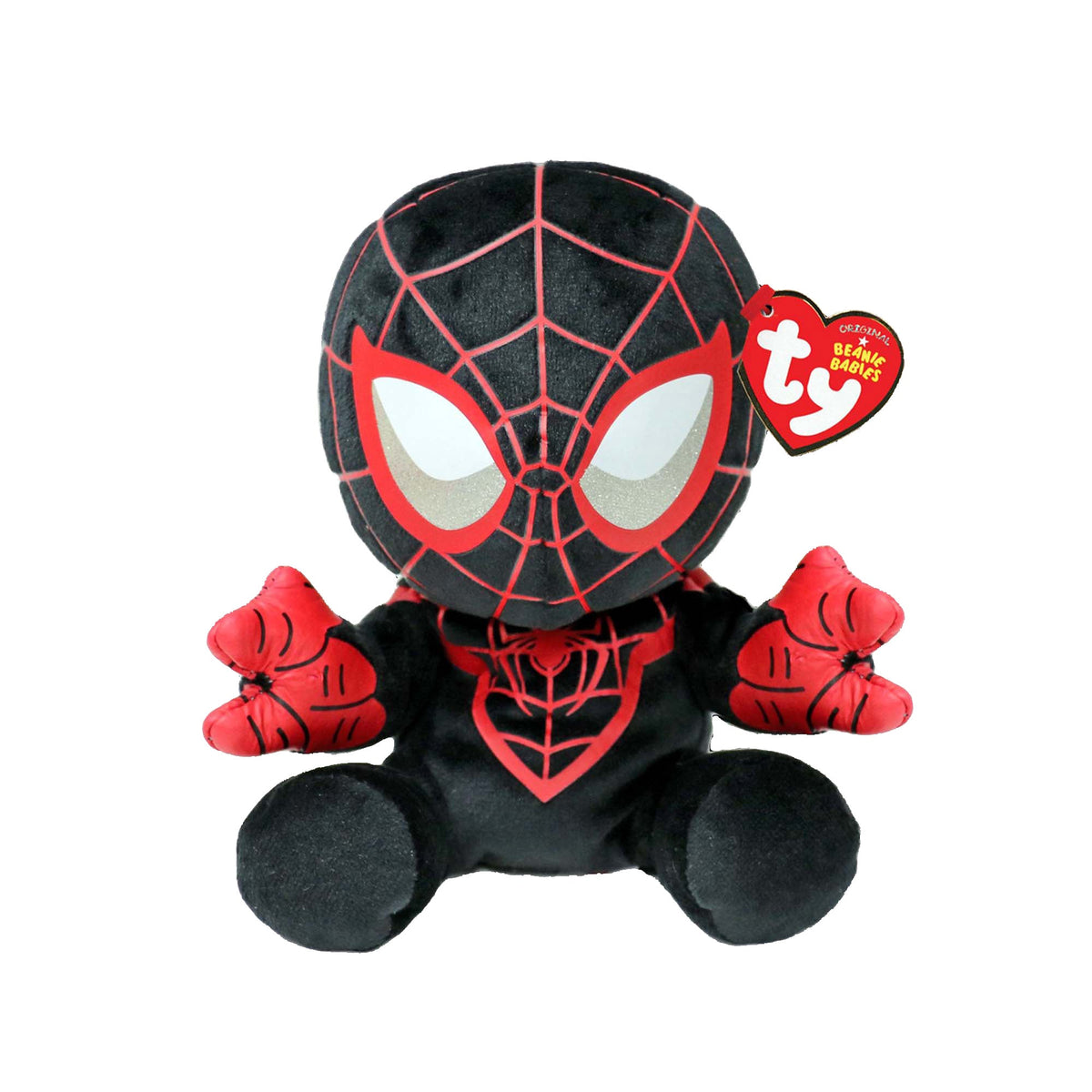 TY INC Plushes TY Marvel Soft Plush, Miles Morales, 1 Count