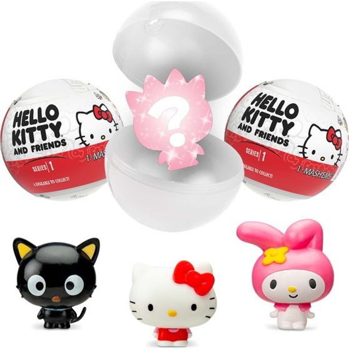 U.P.D. INC Impulse Buying Hello Kitty Mini Surprise Squishy Figure, Series 1, Assortment, 1 Count 885561507935