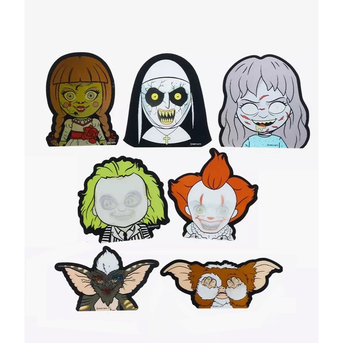 U.P.D. INC Impulse Buying Horror Character 3D Motion Decals Blind Bag, Assortment, 1 Count 5056577750294