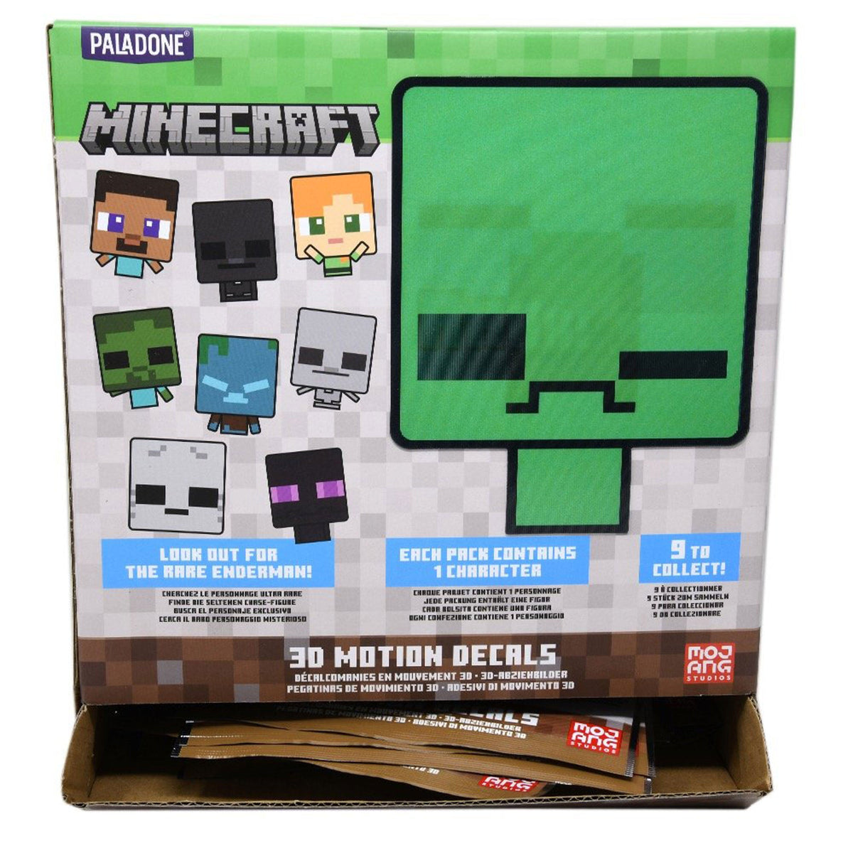 U.P.D. INC Impulse Buying Minecraft 3D Motion Decals Blind Bag, 1 Count 505657774619