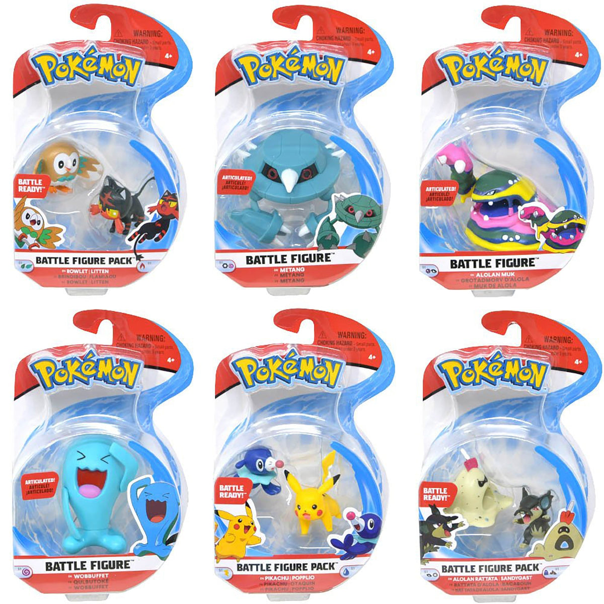 U.P.D. INC Impulse Buying Pokemon Mini Battle Figure, Assortment, 1 Count 889933950060