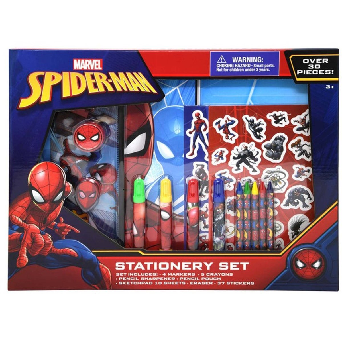 U.P.D. INC Impulse Buying Spider-Man Stationery Set, Marvel, 1 Count 191537088491