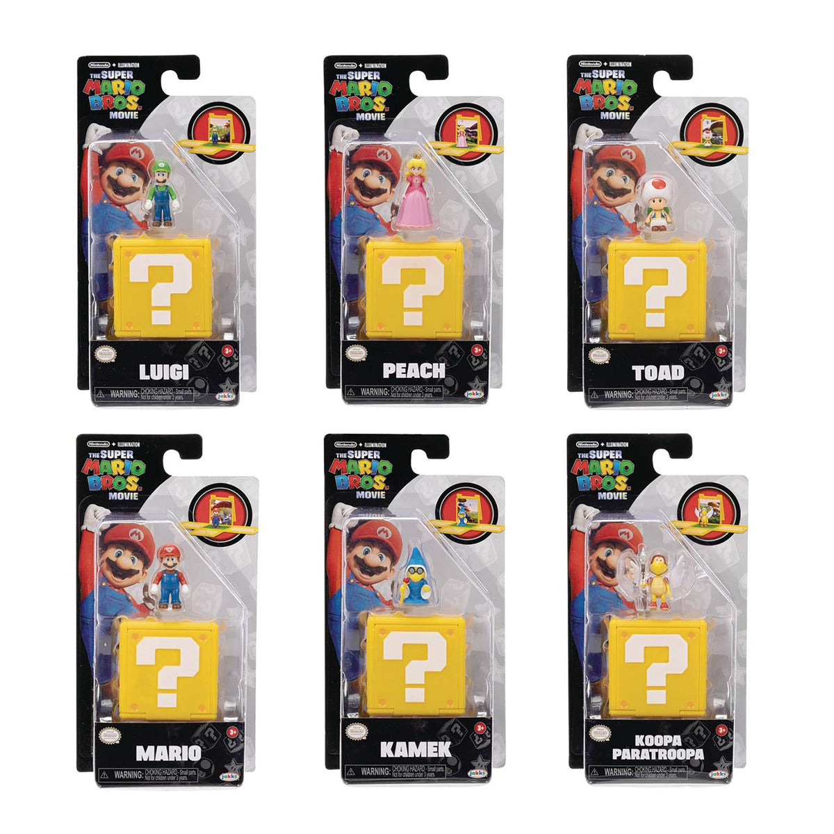 U.P.D. INC impulse buying Super Mario Bros. Movie Collectible Mini Figures, Wave 1, Assortment, 1 Count