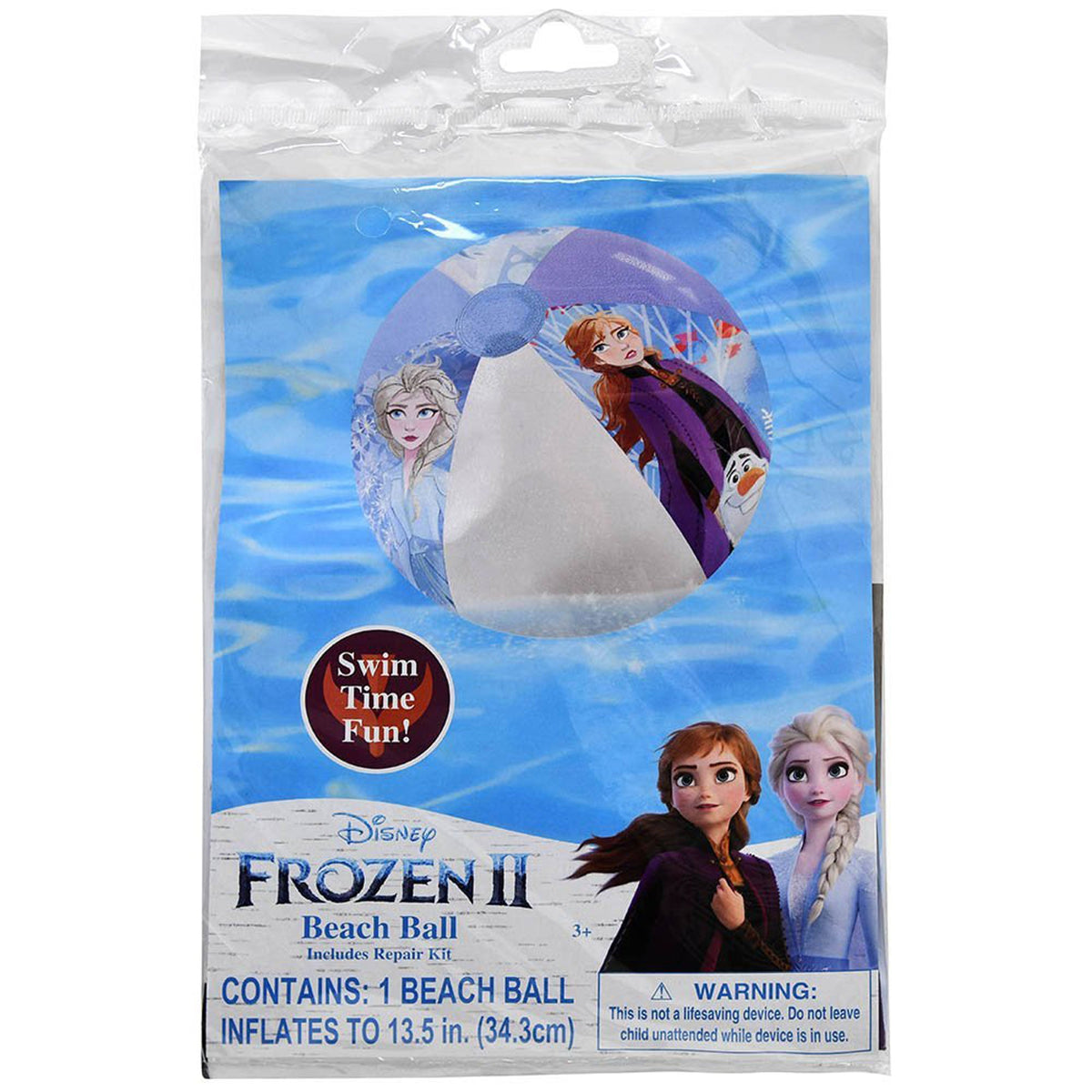 U.P.D. INC Kids Birthday Frozen Inflatable Beach Ball, Disney, 1 Count 687554333879