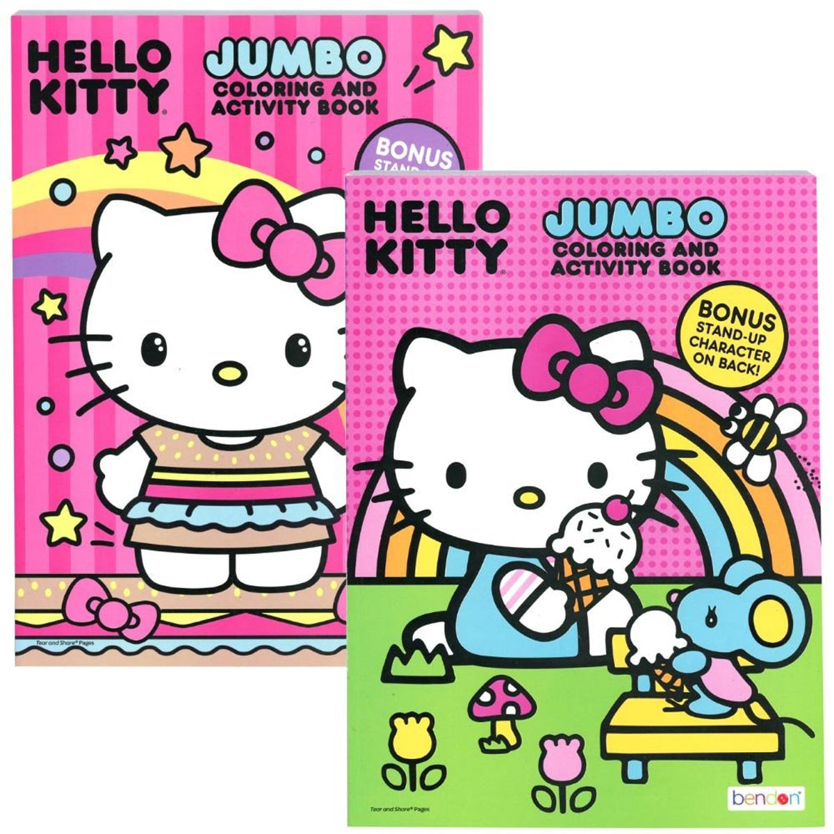 U.P.D. INC Kids Birthday Hello Kitty Coloring Book, 1 Count 805219621332