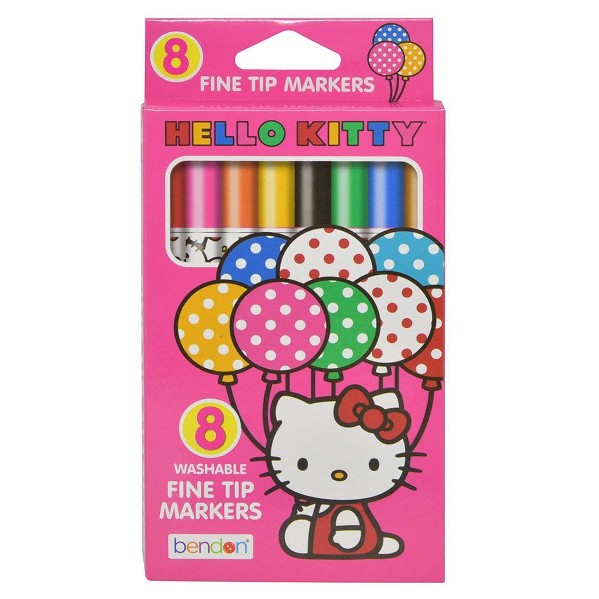 U.P.D. INC Kids Birthday Hello Kitty Markers, 8 Count