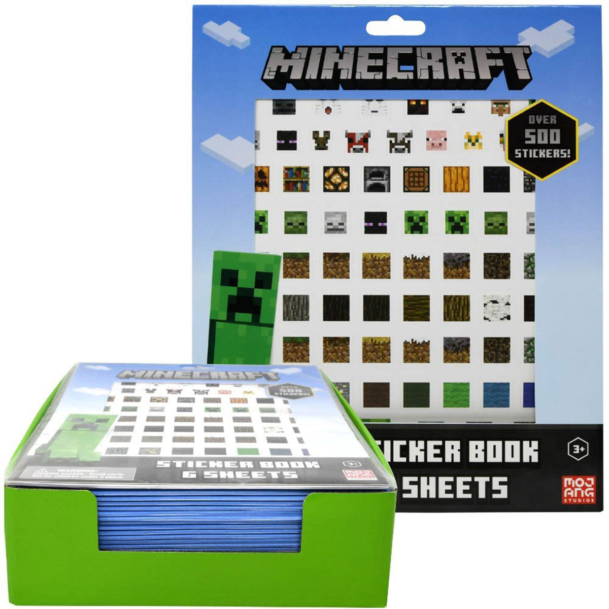 U.P.D. INC Kids Birthday Minecraft Sticker Book, 8 x 12 Inches, 1 Count 191537101671