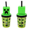 U.P.D. INC Kids Birthday Minecraft Super Sipper with Straw, 13 Oz, 1 Count 707849207323