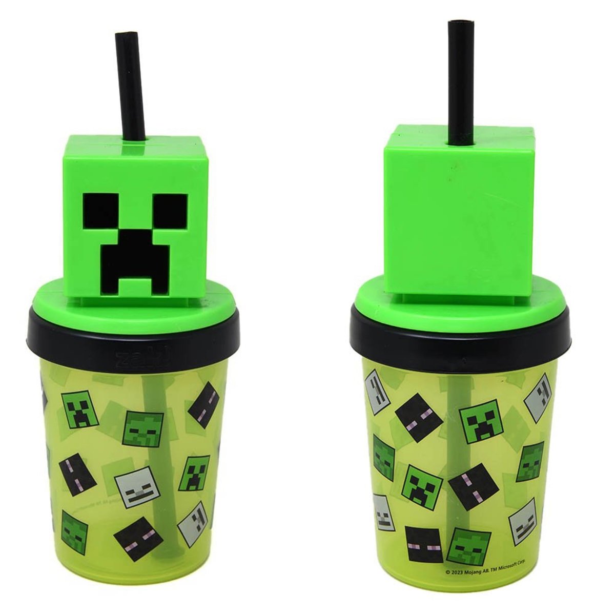 U.P.D. INC Kids Birthday Minecraft Super Sipper with Straw, 13 Oz, 1 Count 707849207323