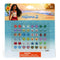 U.P.D. INC Kids Birthday Moana Earrings Stickers, 24 Count 678634522221