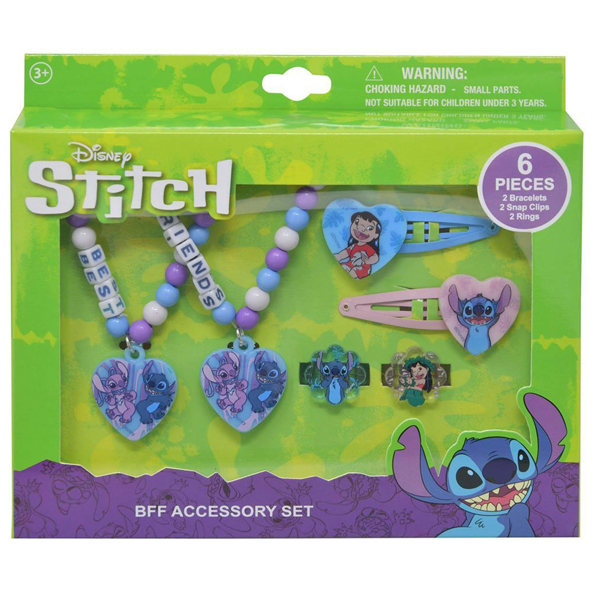 U.P.D. INC Kids Birthday Stitch Accessory Set, 6 Count
