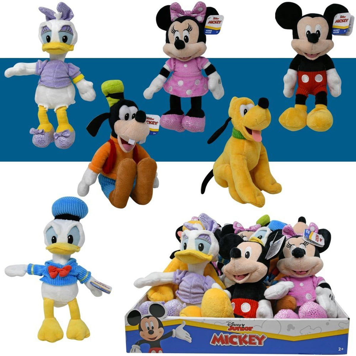 U.P.D. INC Plushes Disney Plush, 9 Inches, Assortment, 1 Count 886144303388
