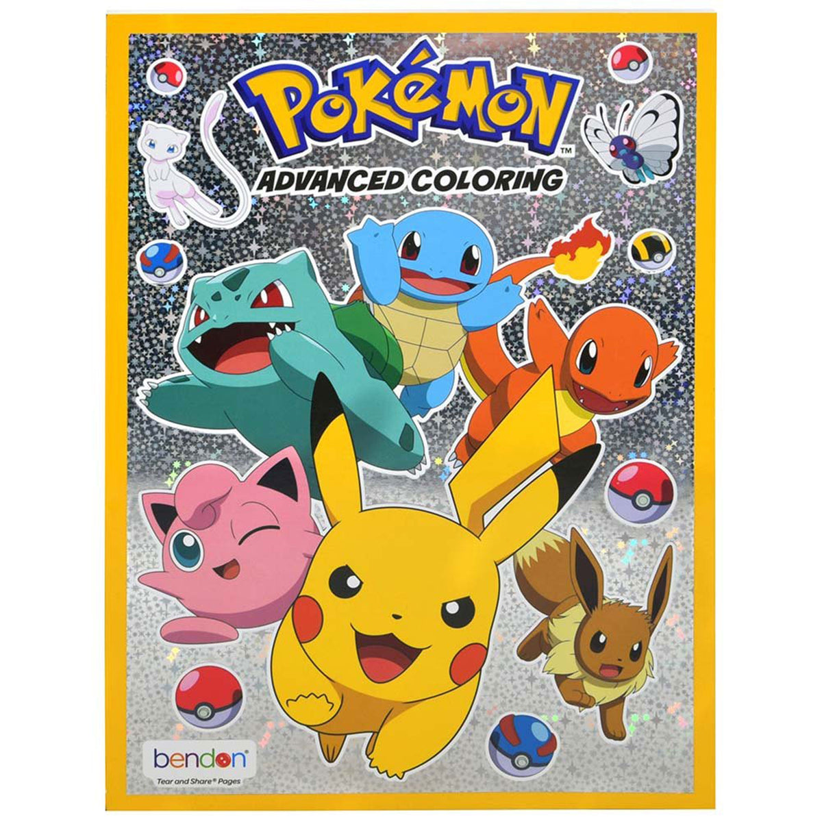 U.P.D. INC Toys & Games Pokémon Advanced Colouring Book, 1 Count 805219540404
