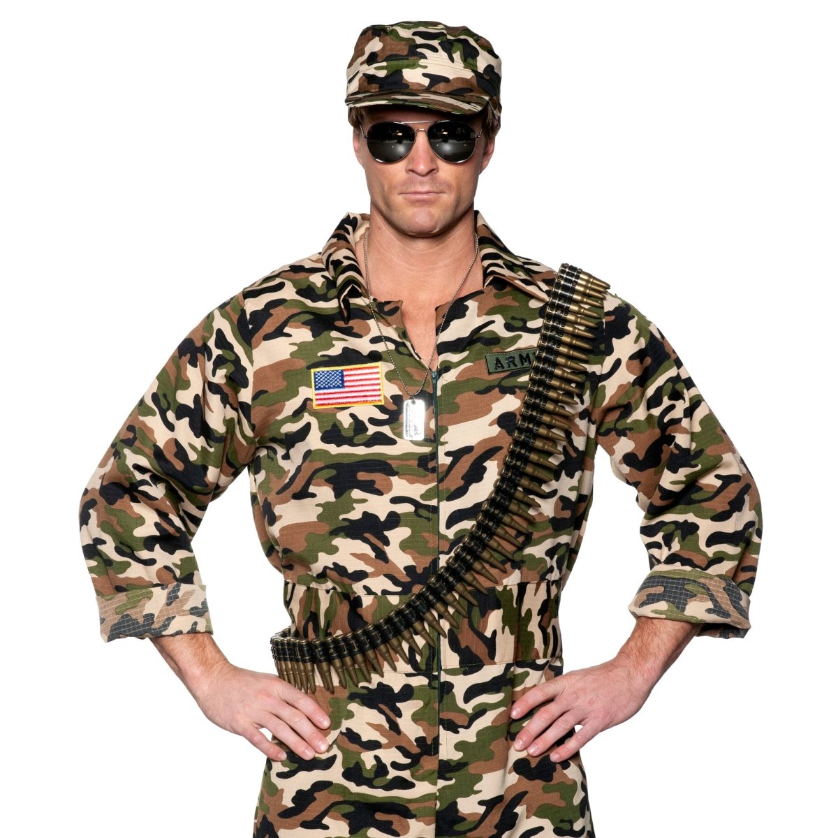 UNDERWRAPS Costume Accessories Army Accessory Kit for Adults 843248153264