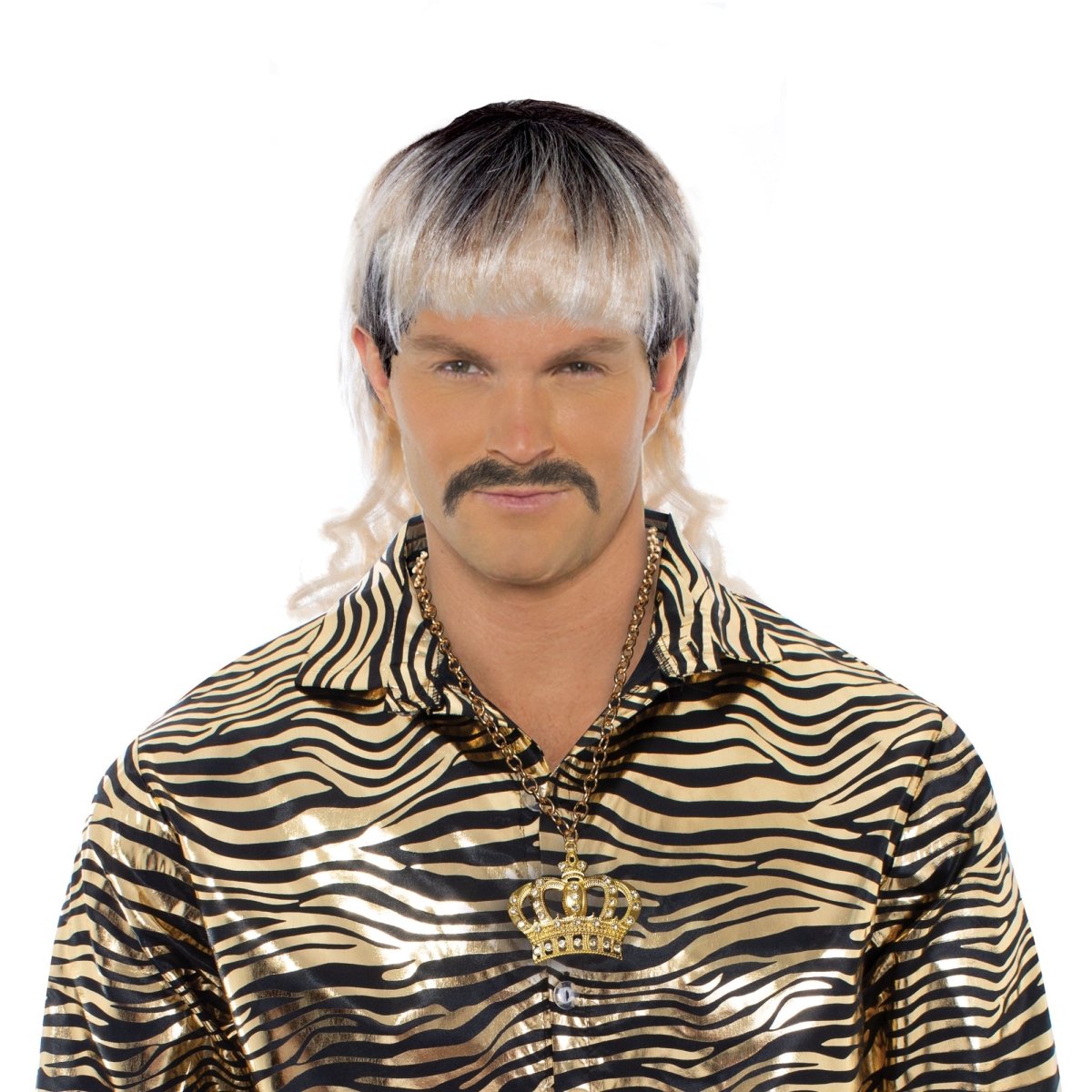 UNDERWRAPS Costume Accessories Blond mullet wig for men, Tiger King 843248149328