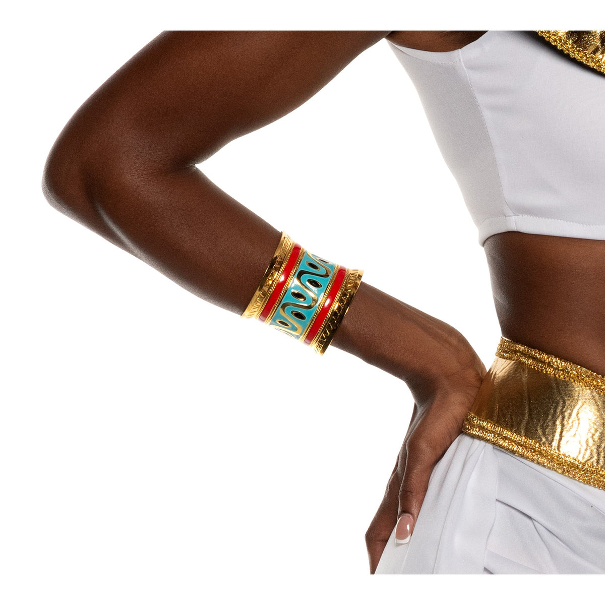 UNDERWRAPS Costume Accessories Cleopatra Egyptian Bracelet, 1 Count 843248173132