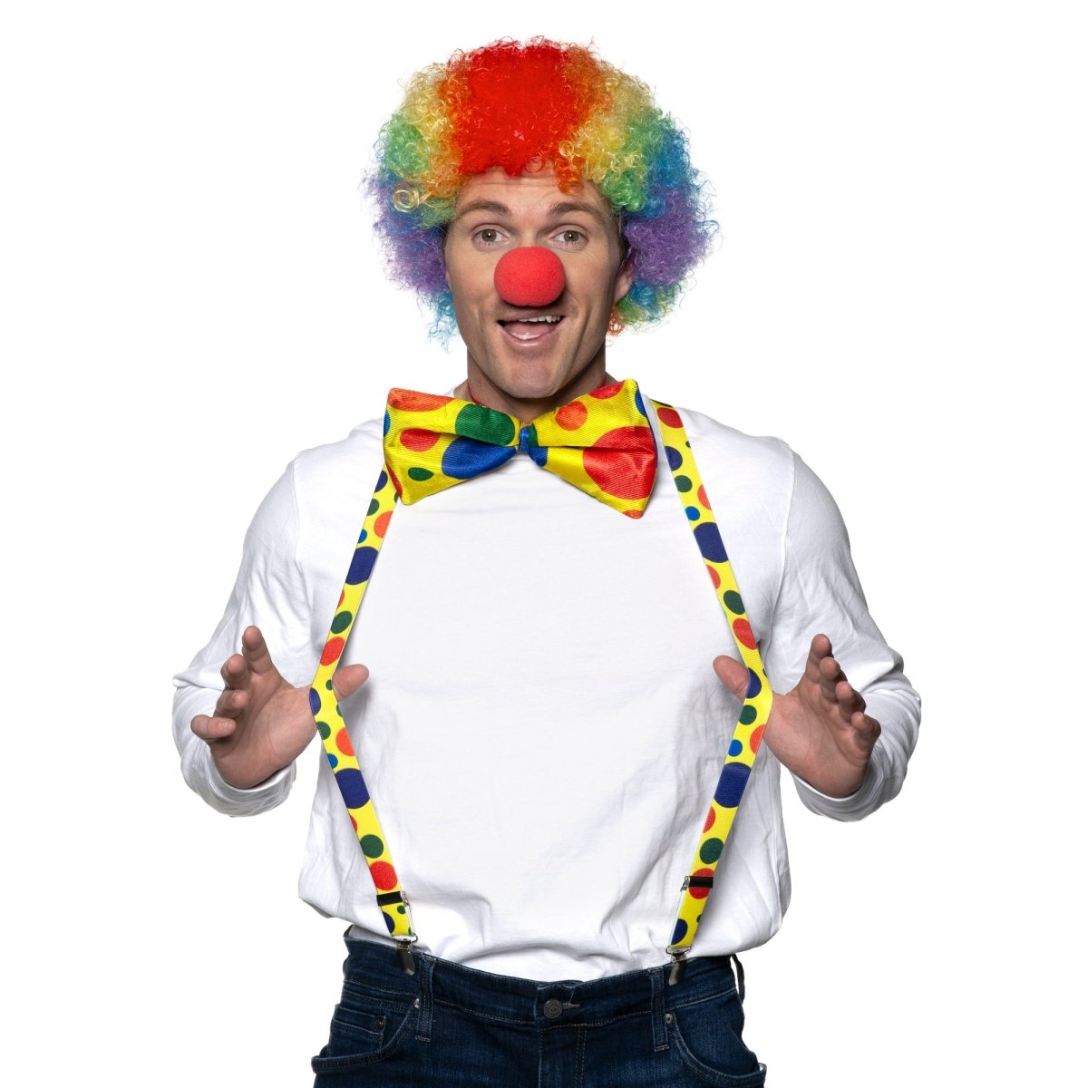 UNDERWRAPS Costume Accessories Clown Accessory Kit for Adults 843248153257