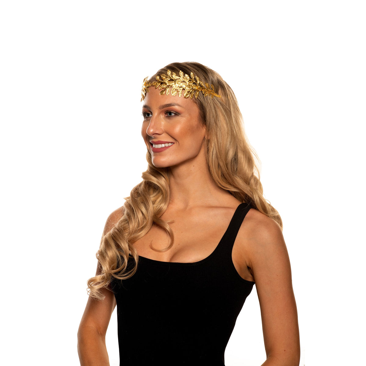 UNDERWRAPS Costume Accessories Greek Gold Leaf Tiara, 1 Count 843248169760