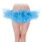 UNDERWRAPS Costume Accessories Neon blue organza tutu for women 843248122581