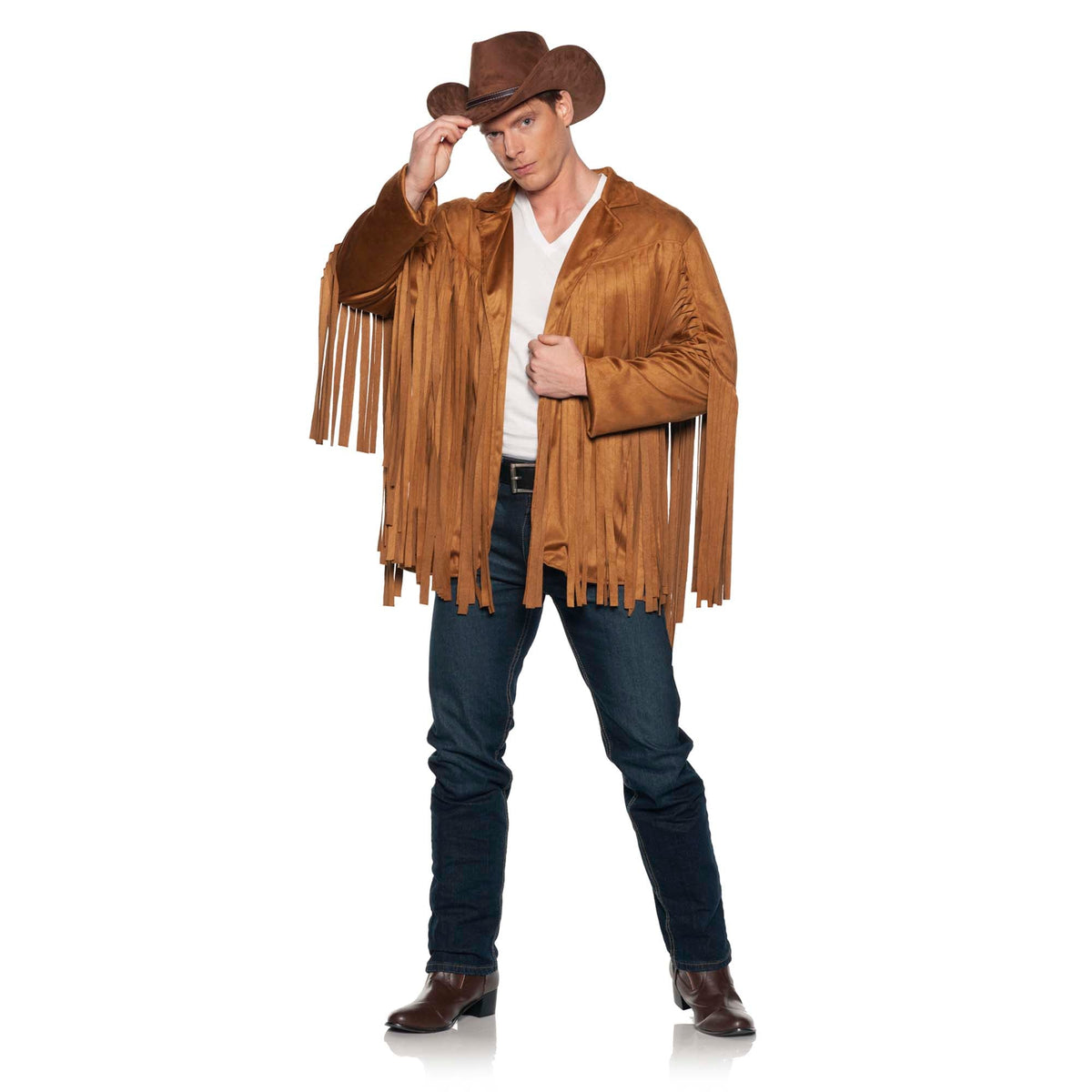 UNDERWRAPS Costume Accessories Western Fringed Jacket for Adults