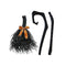 UNDERWRAPS Costume Accessories Witch Broom With Interchangeable Ribbon, 1 Count 843248162235
