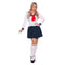 UNDERWRAPS Costumes Anime Cosplay Sailor Costume for Adults, White and Blue Minidress