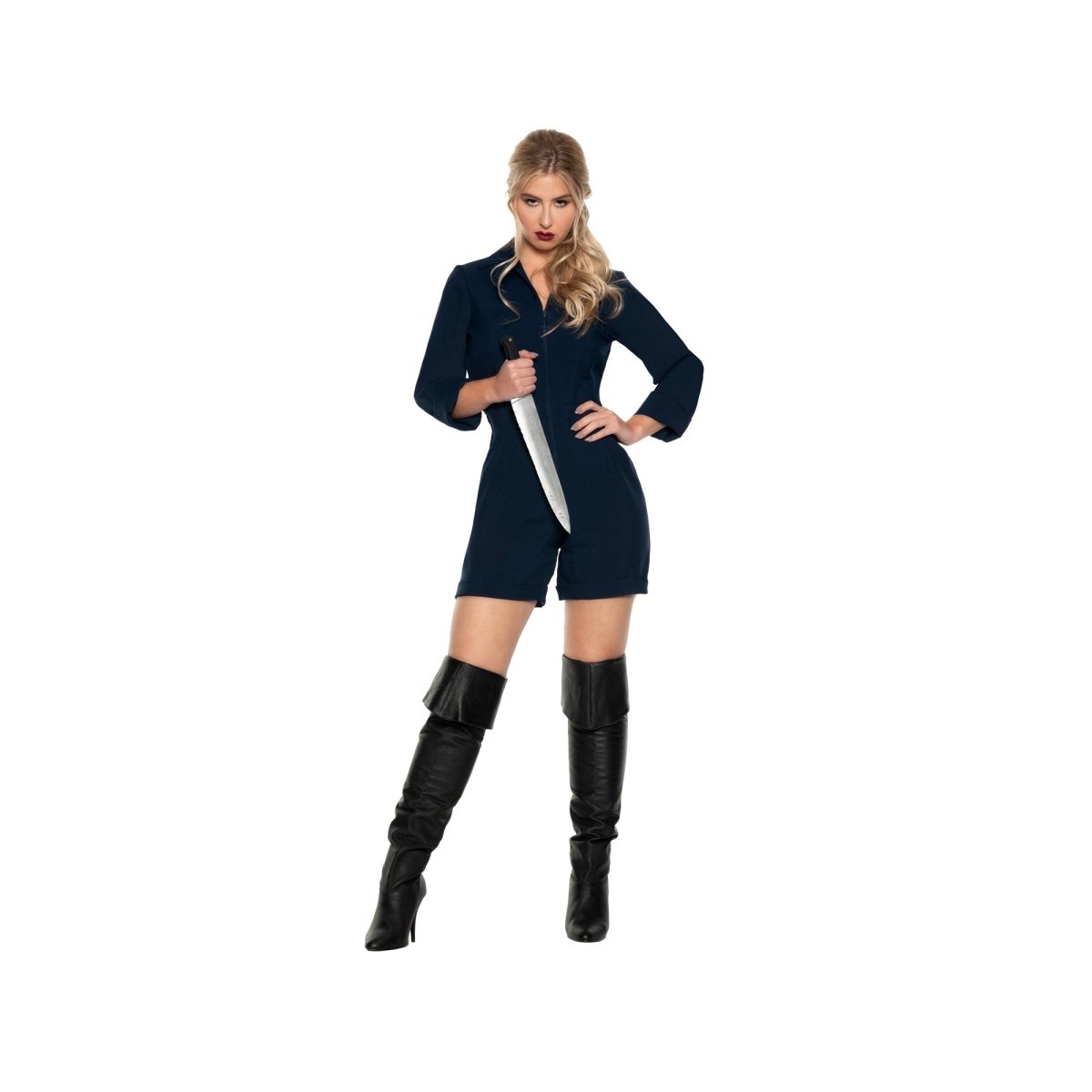 UNDERWRAPS Costumes Blue Horror Romper for Adults