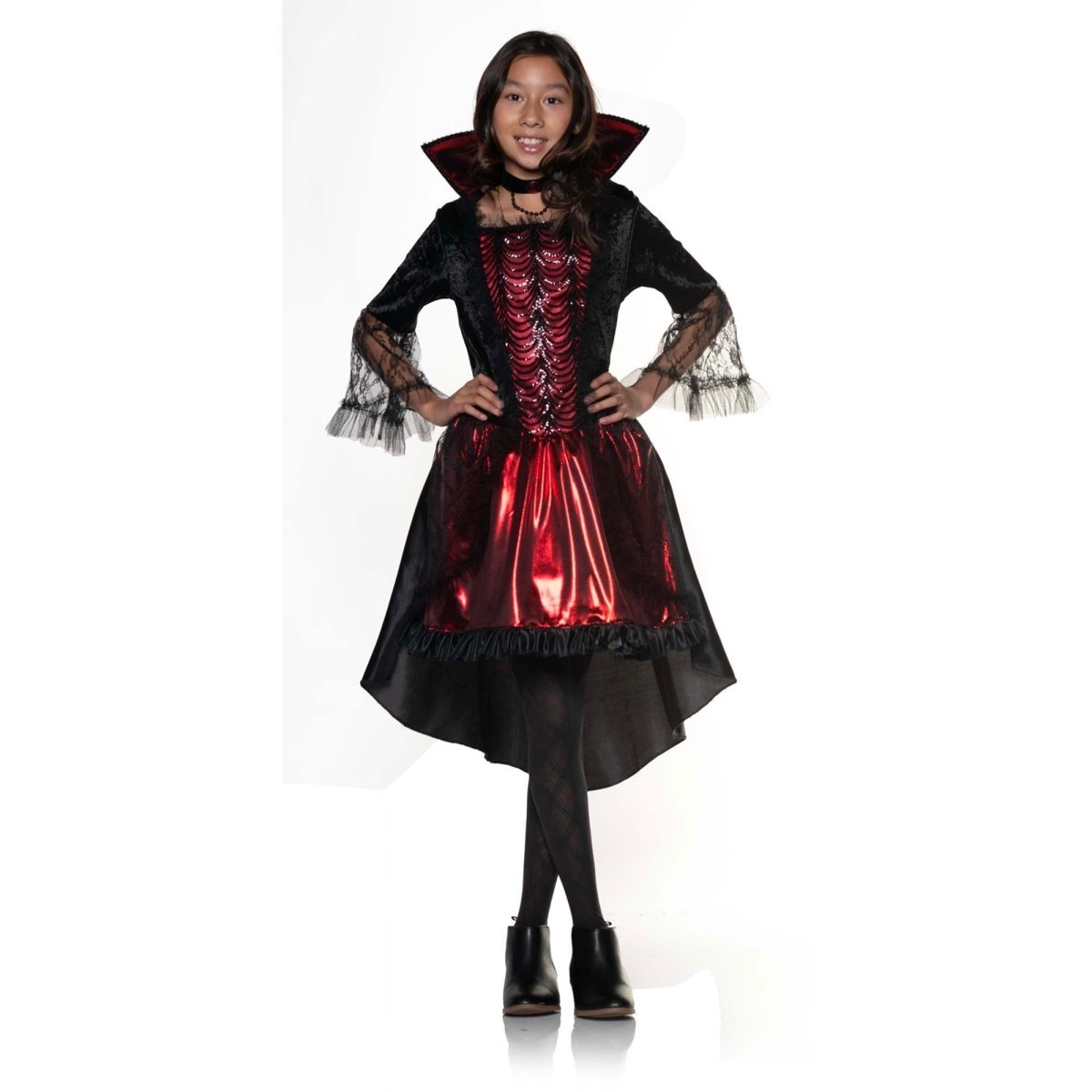 Gothic Princess Costume for Kids, Minidress