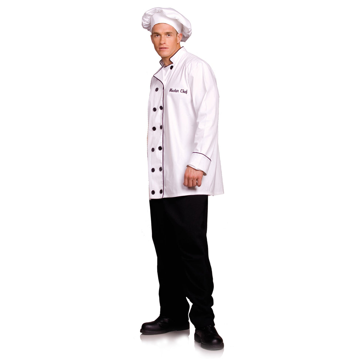 UNDERWRAPS Costumes Master Chef Costume for Adults, White Coat and Hat 843248118898