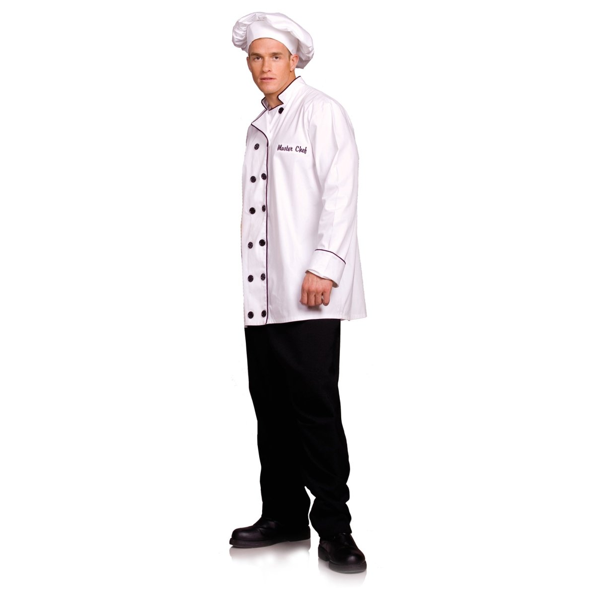 UNDERWRAPS Costumes Master Chef Plus Size Costume for Adults, White Coat and Hat 843248118904