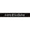 UNIQUE PARTY FAVORS Age Specific Birthday Black and Silver 16th Happy Birthday Banner, 1 Count