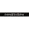 UNIQUE PARTY FAVORS Age Specific Birthday Black and Silver 50th Happy Birthday Banner, 1 Count 011179822645