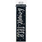 UNIQUE PARTY FAVORS Age Specific Birthday Black and Silver Bonne Fête Foil Banner, 108 Inches, 1 Count 011179822706