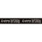 UNIQUE PARTY FAVORS Age Specific Birthday Black and Silver Happy Birthday Banner, 1 Count 011179819478