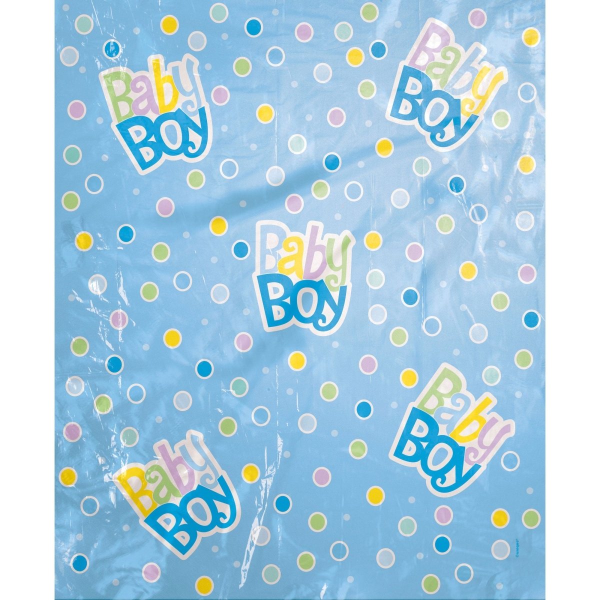 Grand Sac Cadeau Naissance Garçon – Thème Éléphant Bleu – 16 Pouces – Avec Carte Et Papier