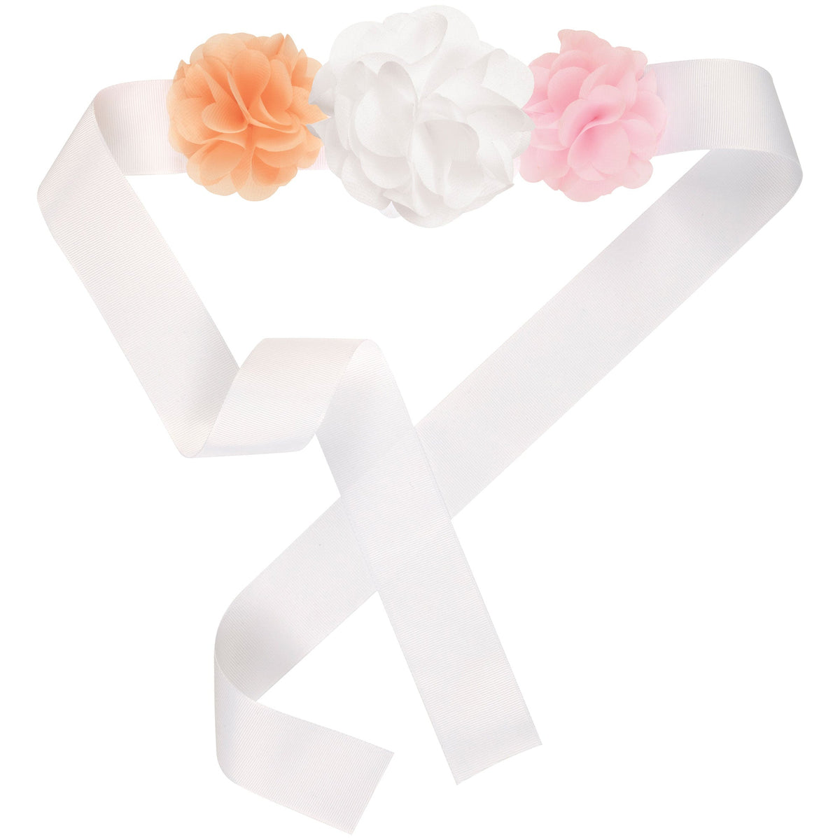 UNIQUE PARTY FAVORS Baby Shower Baby Shower Flower Sash, 1 Count 011179287697