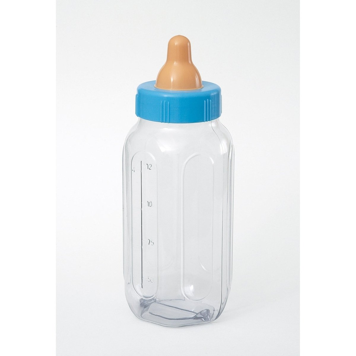 UNIQUE PARTY FAVORS Baby Shower Blue Baby Bottle Bank, 11 Inches, 1 Count 011179959563