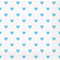 UNIQUE PARTY FAVORS Baby Shower Blue Heart Baby Shower Small Beverage Napkins, 16 Count 011179733811