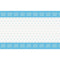 UNIQUE PARTY FAVORS Baby Shower Blue Hearts Rectangular Plastic Table Cover, 54 x 84 Inches, 1 Count 011179733835