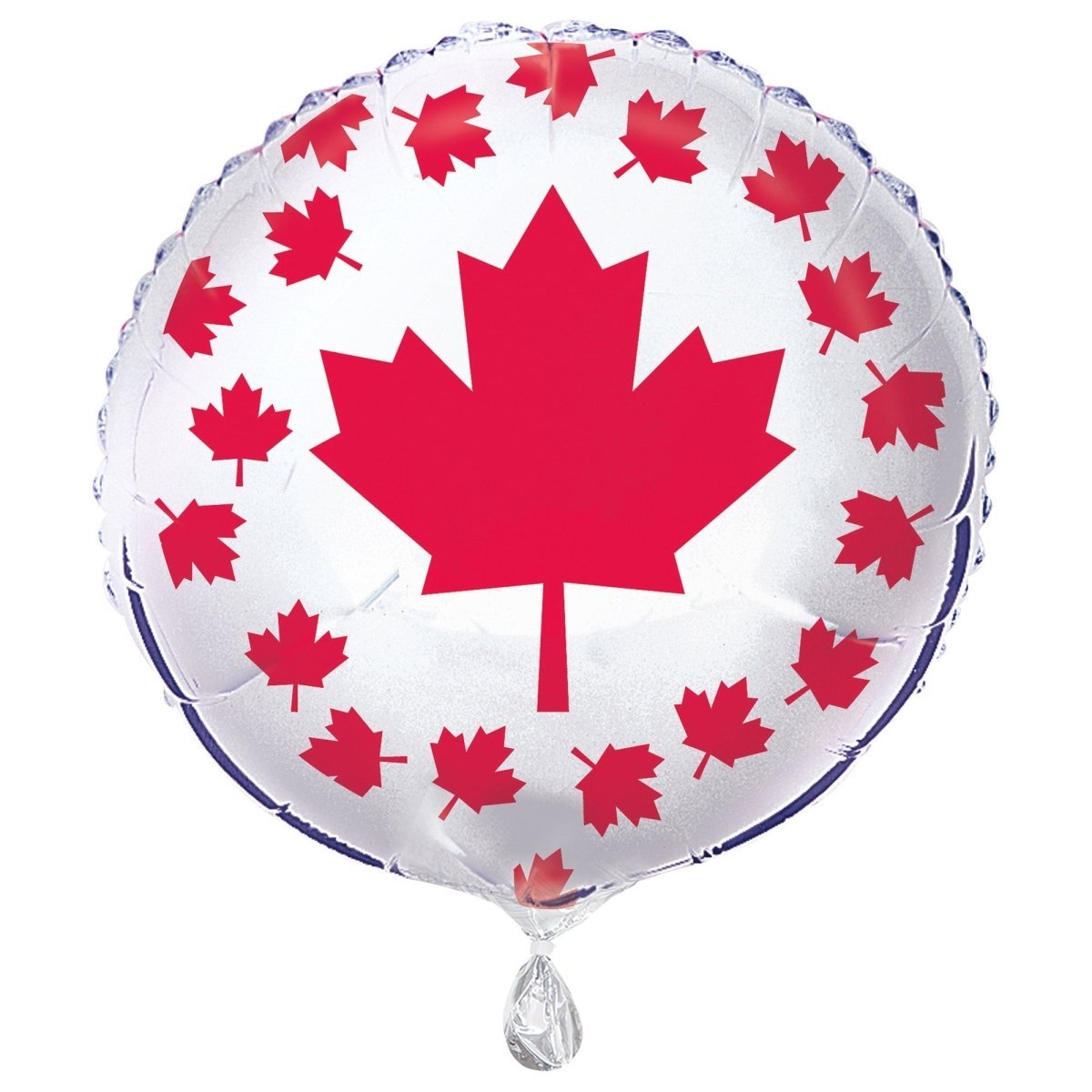 UNIQUE PARTY FAVORS Balloons Canada Day Foil Balloon, 18 Inches, 1 Count 011179412525
