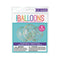UNIQUE PARTY FAVORS Balloons Clear Latex Balloons with Confetti, 12 Inches, 6 Count 011179496150