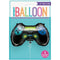 UNIQUE PARTY FAVORS Balloons Gamer Birthday Supershape Foil Balloon, 23 Inches, 1 Count 011179252169