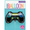 UNIQUE PARTY FAVORS Balloons Gamer Birthday Supershape Foil Balloon, 23 Inches, 1 Count 011179252169