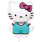 UNIQUE PARTY FAVORS Balloons Hello Kitty Supershape Foil Balloon, 20 Inches, 1 Count