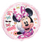 UNIQUE PARTY FAVORS Balloons Minnie Mouse Round Foil Balloon, Disney, 18 Inches, 1 Count 011179792474
